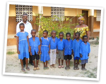 Schüler der Schule in Bo (Sierra Leone)
